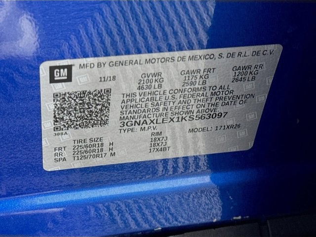 2019 Chevrolet Equinox LT