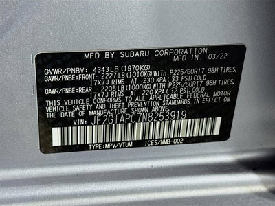 2022 Subaru Crosstrek Premium