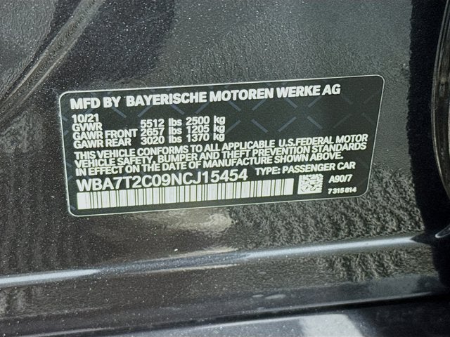 2022 BMW 7 Series 740i