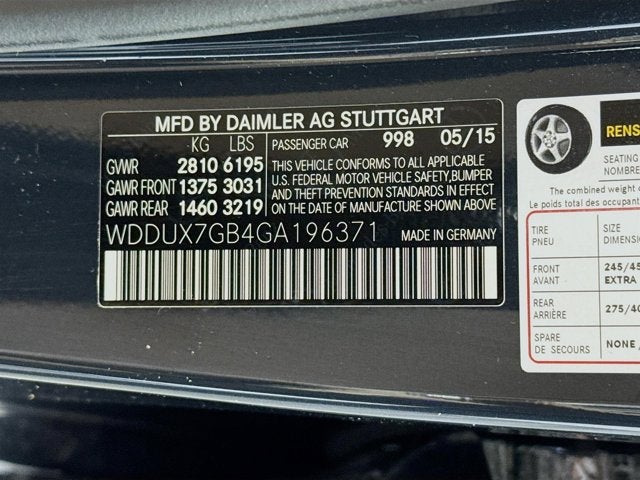 2016 Mercedes-Benz S-Class Maybach S 600