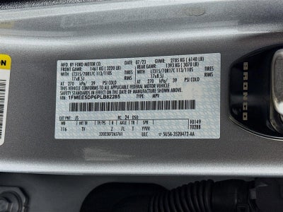 2023 Ford Bronco Wildtrak