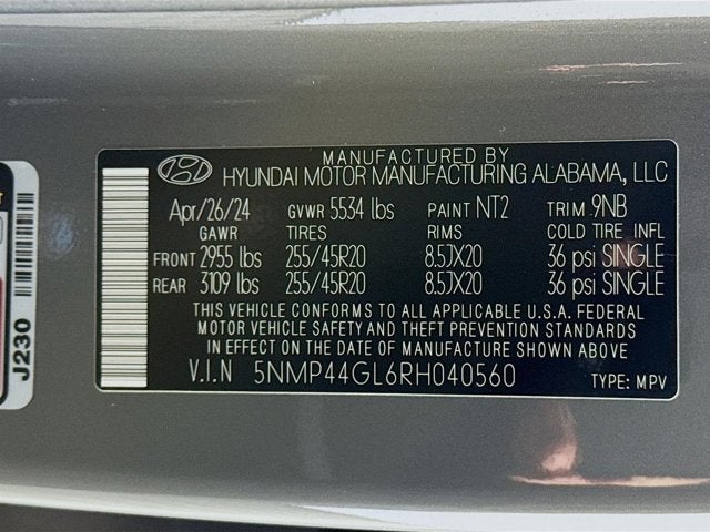 2024 Hyundai Santa Fe Limited