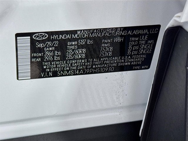 2023 Hyundai Santa Fe SE