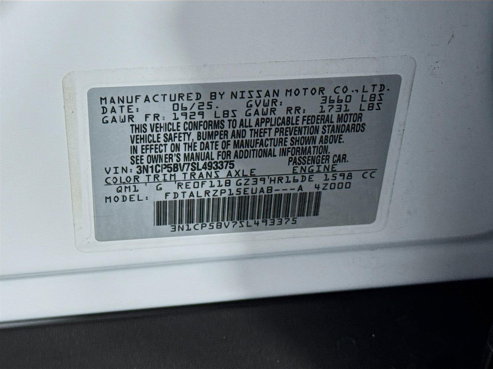 2025 Nissan Kicks Play S