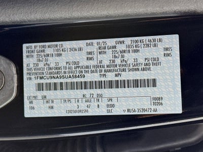 2025 Ford Escape ST-Line Select