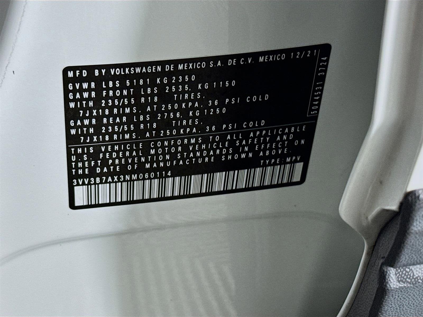 2022 Volkswagen Tiguan SE