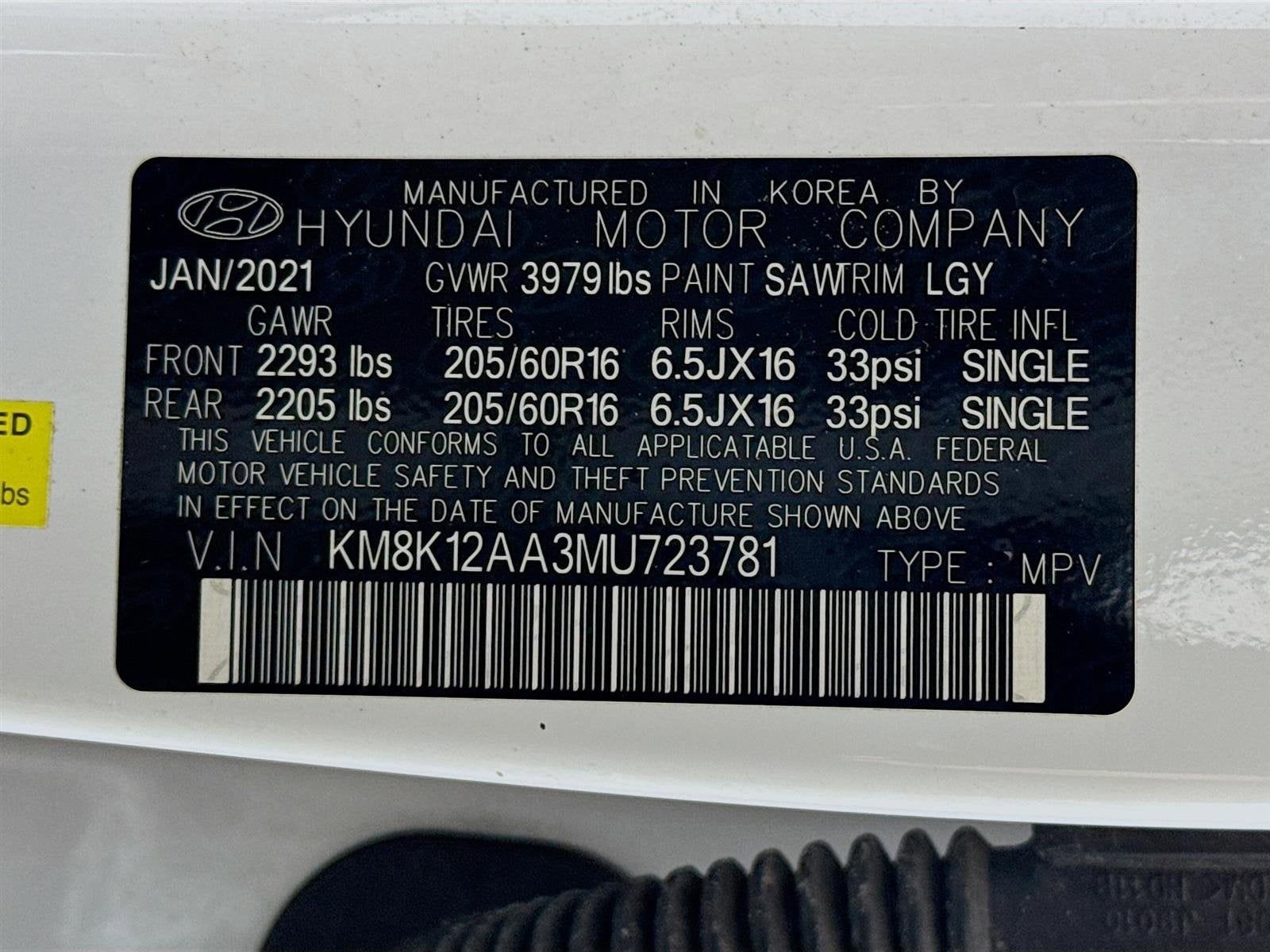 2021 Hyundai Kona SE