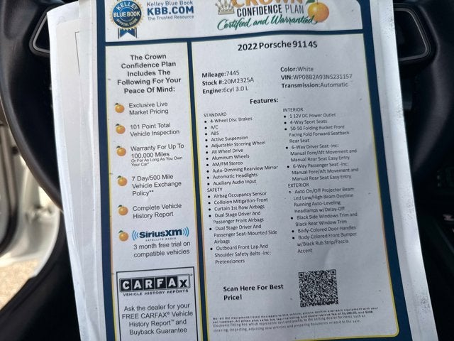 2022 Porsche 911 Targa 4S