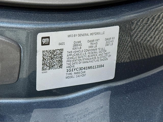 2021 Chevrolet Corvette Stingray