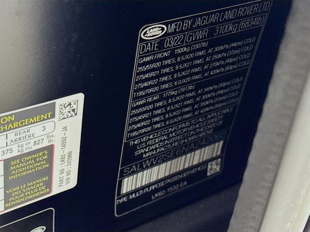 2022 Land Rover Range Rover Sport Autobiography