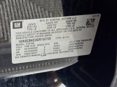 2016 Chevrolet Tahoe LT