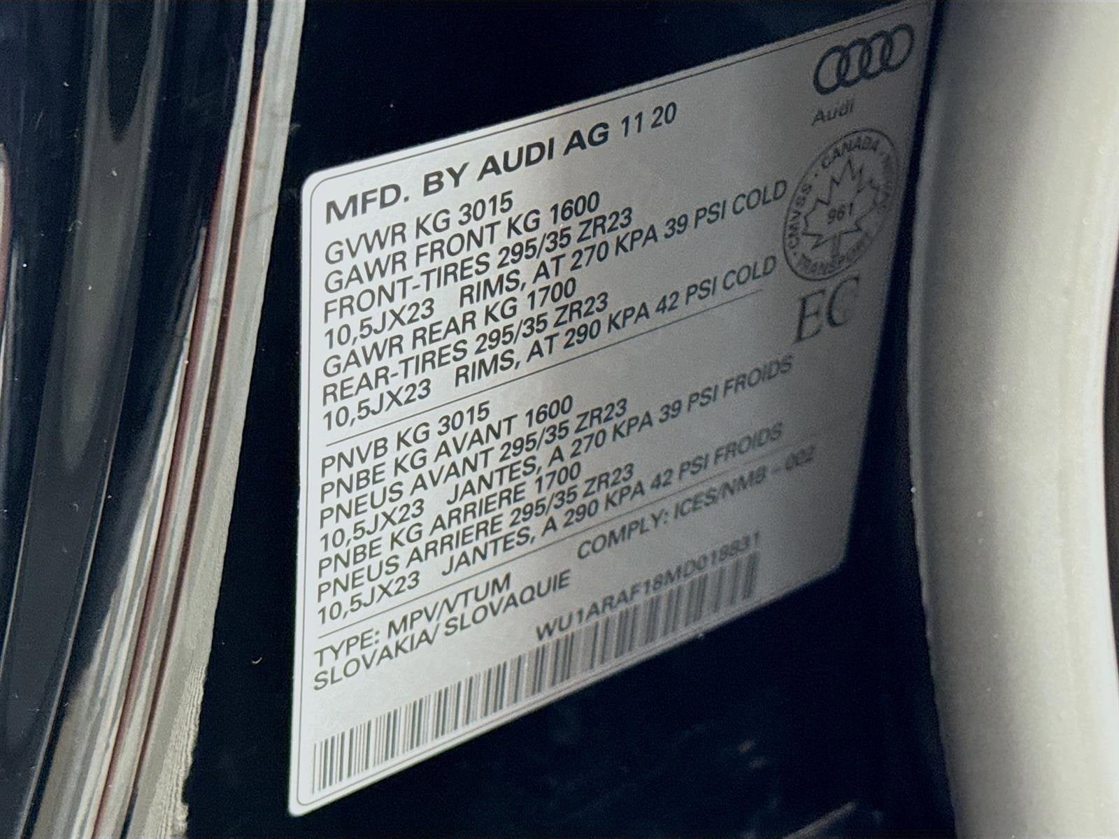 2021 Audi RS Q8 4.0T