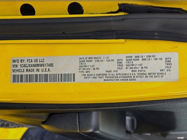 2021 Jeep Wrangler Freedom